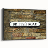 Black and white landscape painting on framed canvas, featuring a serene river scene with trees, ideal for bedroom wall decor.