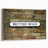 Framed canvas featuring a black and white vintage landscape painting, ideal for bedroom wall art.