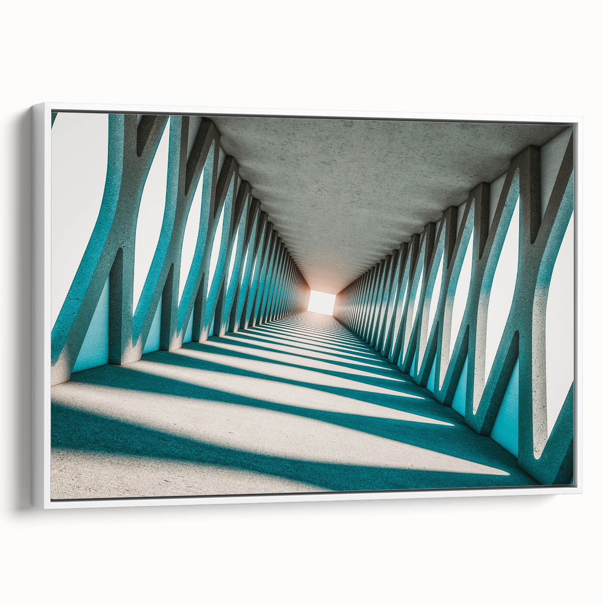 Framed canvas featuring a black and white vintage landscape painting, ideal for bedroom wall art.