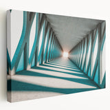 Large abstract art on stretched canvas featuring swirling blue and white patterns, suitable for kitchen wall art.