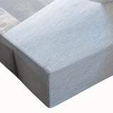 Large art of a monochrome landscape painting on stretched canvas, ideal for bedroom wall decor.