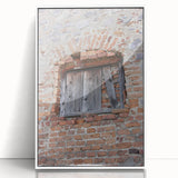 Art deco poster featuring geometric patterns in black and gold on a white acrylic framed canvas.