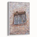 Vintage poster art on framed canvas depicting vibrant, colorful abstract design, ideal for living room decor.