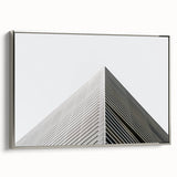 Vintage poster art on framed canvas depicting colorful abstract design in vibrant hues, ideal for living room decor.