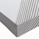 Large black and white landscape art painting on stretched canvas, ideal for bedroom wall decor.