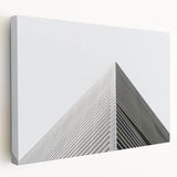 Large abstract painting on stretched canvas featuring swirling blue and white patterns, ideal for kitchen wall art.