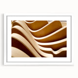 Extra large abstract art print with textured design in neutral tones on a framed canvas, suited for living room decor.