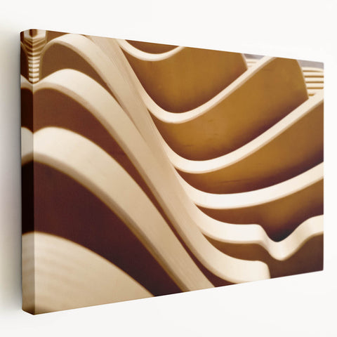 Large abstract art on stretched canvas featuring swirling blue and white patterns, ideal for kitchen wall art.