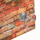 Large abstract wall art in muted earth tones on acrylic glass, suitable for dining room ambiance.