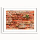 Abstract art print featuring swirling blue and gray tones on a white framed canvas.