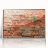 Art deco poster featuring geometric patterns in gold and black on a white acrylic frame.