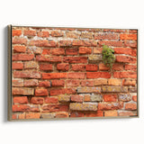 Framed canvas depicting a serene landscape with muted earth tones, ideal for bedroom wall art.