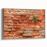 Framed canvas landscape painting featuring a vibrant, colorful forest scene on a black background.