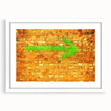 Abstract art print featuring swirling blue and white patterns on a framed canvas, suitable for dining room or bedroom walls.