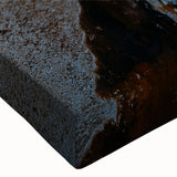 Large art of a black and white landscape painting on stretched canvas, ideal for bedroom wall decor.