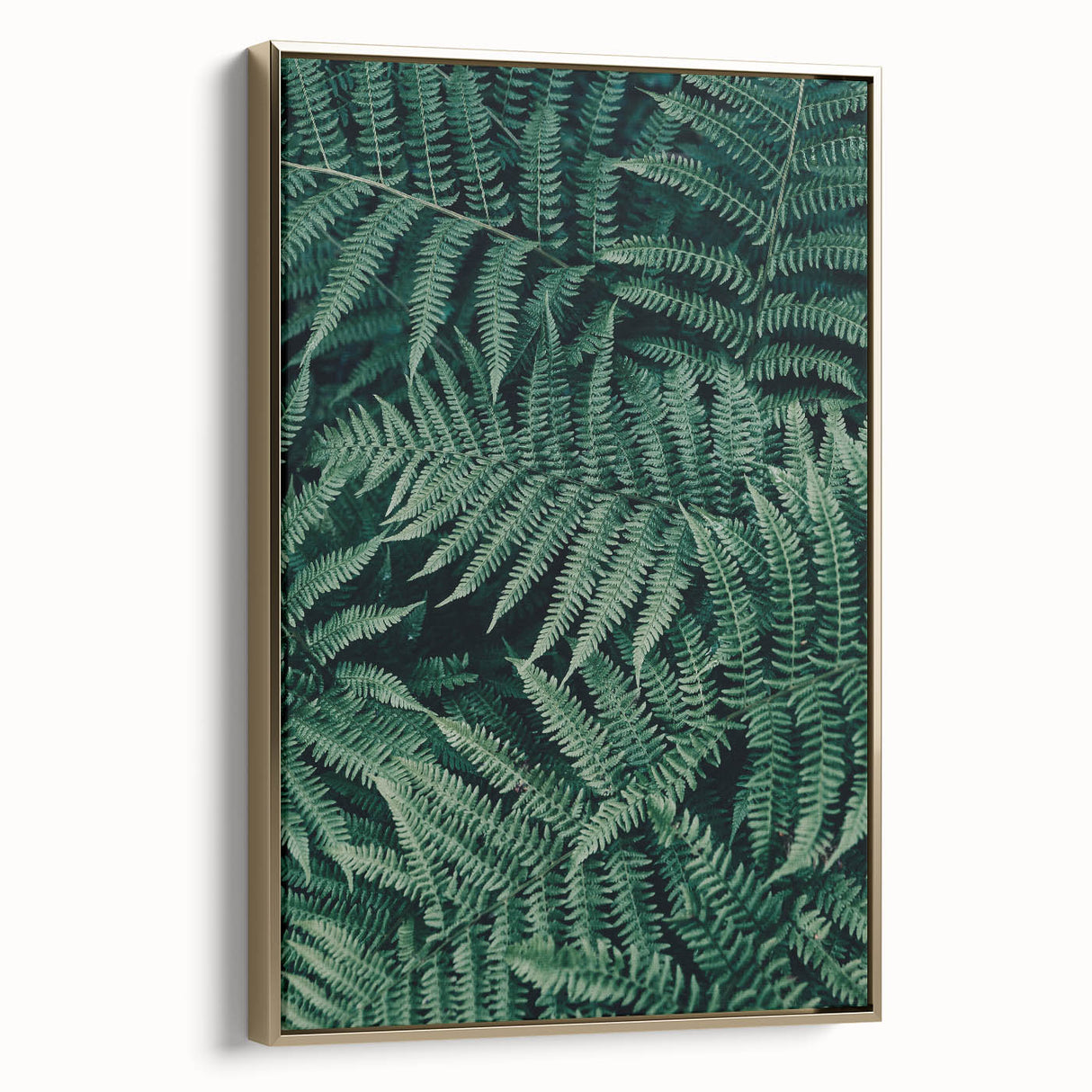 Framed canvas art displaying an elegant gold side view, showcasing intricate designs and textures, perfect for enhancing modern home decor aesthetics.