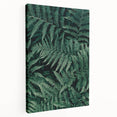 Stretched canvas artwork showcasing a vibrant abstract design with bold colors, displayed in a side view to highlight its depth and texture, perfect for modern decor.