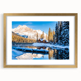 Extra large abstract art print featuring a textured blend of cream and gold hues, displayed in a gold frame.