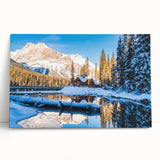 Large black and white abstract print on stretched canvas, ideal for kitchen wall art or bedroom ambiance.