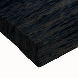 Large black and white landscape art painting on stretched canvas, featuring a serene river scene.