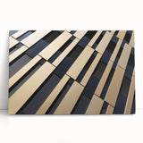 Black and white photo of a cityscape on a large stretched canvas, ideal for kitchen wall art or bedroom decor.