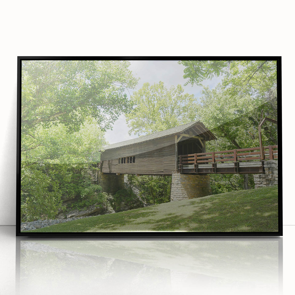 Large abstract wall art in muted earth tones on a framed acrylic, ideal for modern living room decor.
