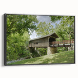 Black and white landscape art painting on framed canvas, featuring a serene mountain scene, ideal for bedroom wall decor.