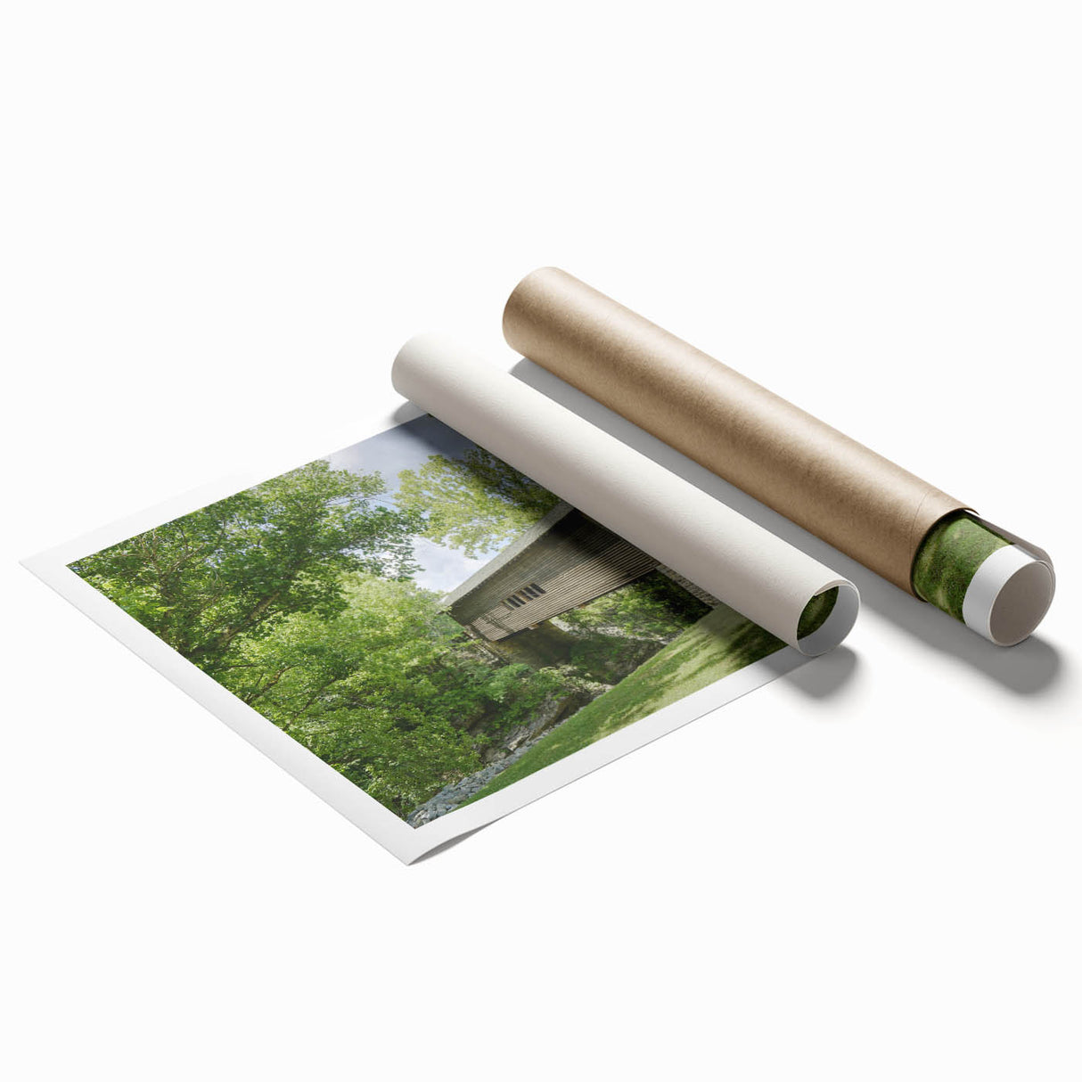 Extra large rolled canvas featuring a floral design in pastel shades, suitable as bathroom or living room wall art.