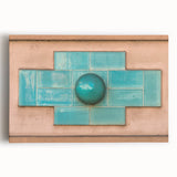 Large black and white abstract print on stretched canvas, featuring swirling patterns, ideal for kitchen wall art.