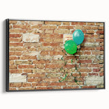 Black and white landscape art painting on framed canvas, featuring a serene tree-lined river scene.