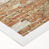 Art deco poster featuring geometric patterns in muted gold and navy blue on rolled canvas, suitable for dining room decor.