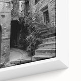 Black framed canvas featuring a close-up of colorful, textured abstract art, ideal for extra large living room wall decor.