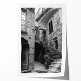 Extra large rolled canvas featuring a detailed floral design in soft pastel shades.