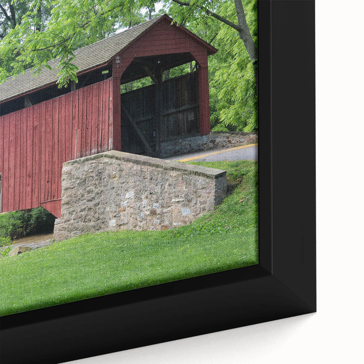 Framed canvas featuring textured black wall art with colorful abstract designs, suitable for large living room walls.