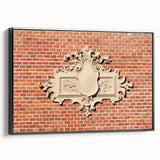 Black and white landscape painting on framed canvas, featuring a serene tree line, ideal for bedroom wall decor.