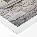 Art deco poster featuring geometric shapes and a monochrome palette on rolled canvas, suitable for dining room walls.