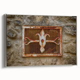 Framed canvas landscape art painting depicting a colorful forest scene, ideal for enhancing a living room's decor.