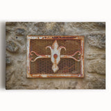 Large black and white abstract art on stretched canvas, featuring fluid shapes, ideal for kitchen wall art.