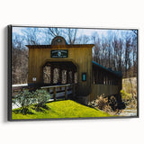 Framed canvas of a black and white vintage landscape painting, ideal for bedroom wall art.