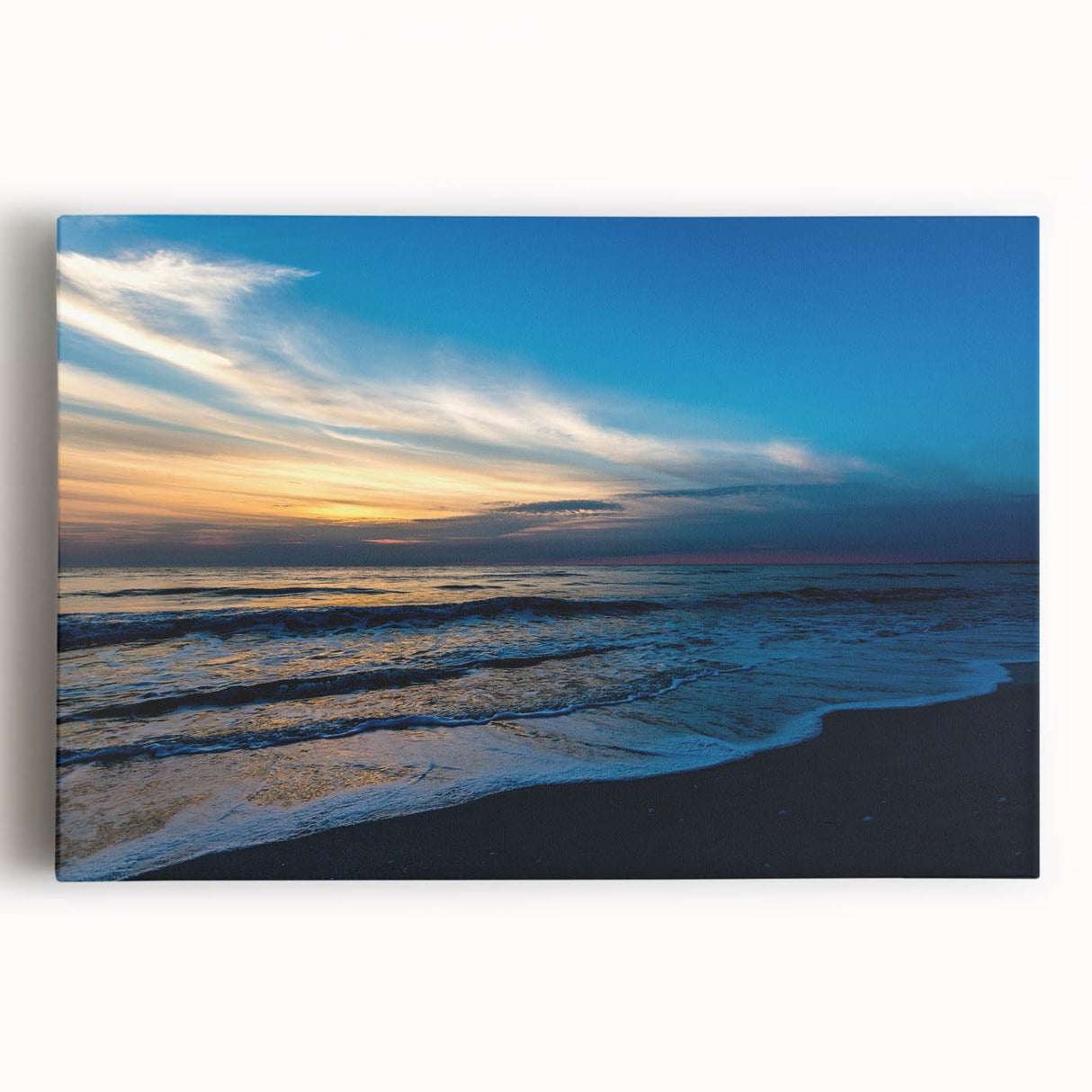 Large black and white acrylic print of assorted kitchen utensils, ideal for kitchen wall art.