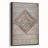 Black and white landscape painting on framed canvas, featuring a serene rural scene, ideal for bedroom wall art.