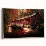Framed canvas featuring a black and white vintage landscape painting, ideal for bedroom wall art.