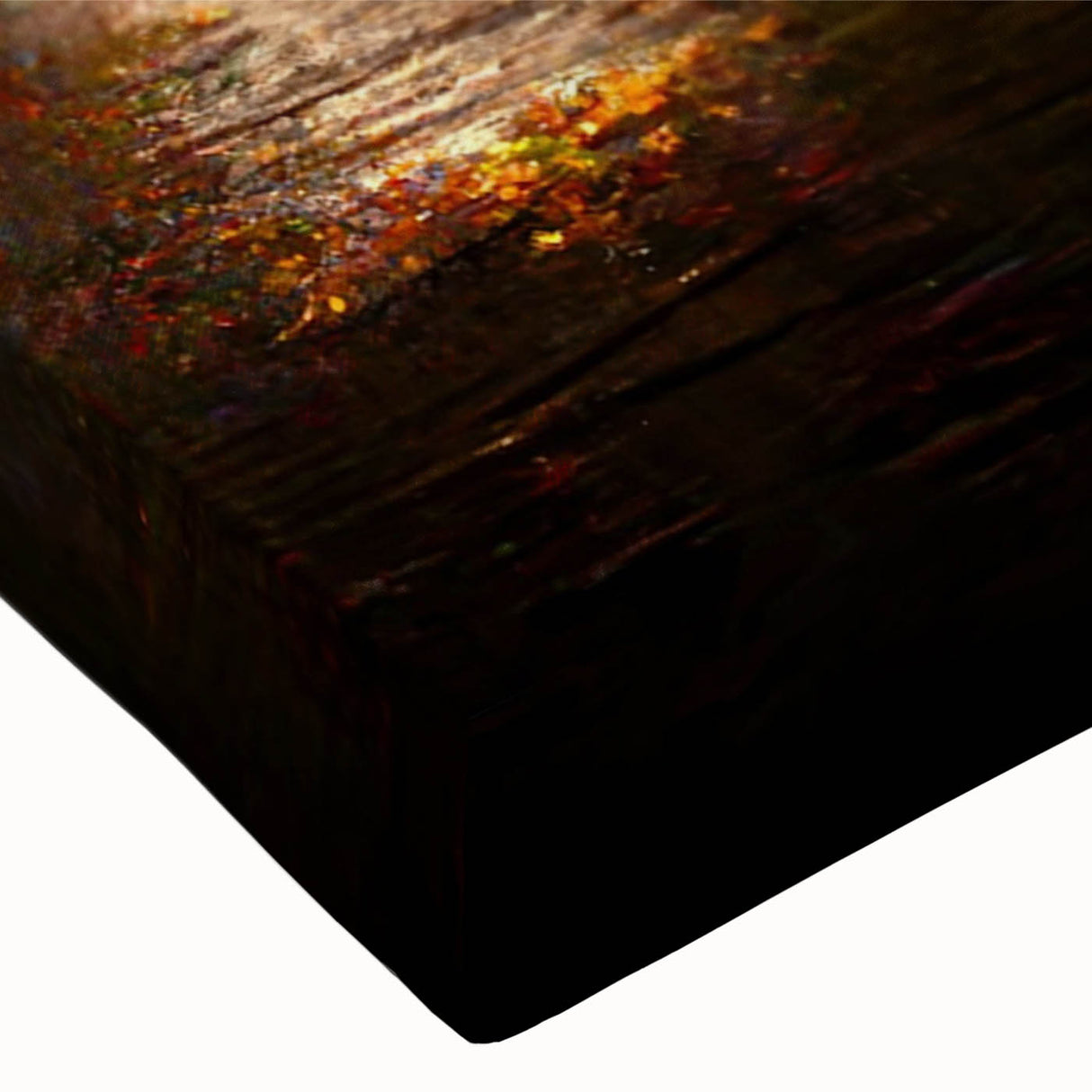 Large art on stretched canvas depicting a monochrome landscape, ideal for bedroom wall decor.