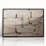 Large abstract wall art in mid-century modernist style.