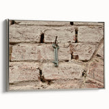 Framed canvas featuring a vintage landscape art painting with colorful accents, ideal for enhancing black wall decor.