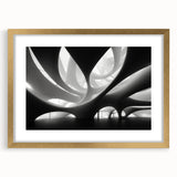 Textured abstract art print in muted gold and cream tones on a framed canvas, suitable for bedroom decor.