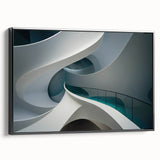 Framed canvas featuring a black and white vintage landscape painting, ideal for bedroom wall art.