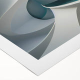 Art deco poster featuring geometric patterns in gold and black on rolled canvas, suitable for dining room walls.