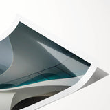 Extra large wall art featuring line art flowers in black on white, rolled canvas, suitable for large living room decor.