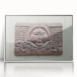 Acrylic print of a modern art deco poster in monochrome shades, ideal for nursery wall art.